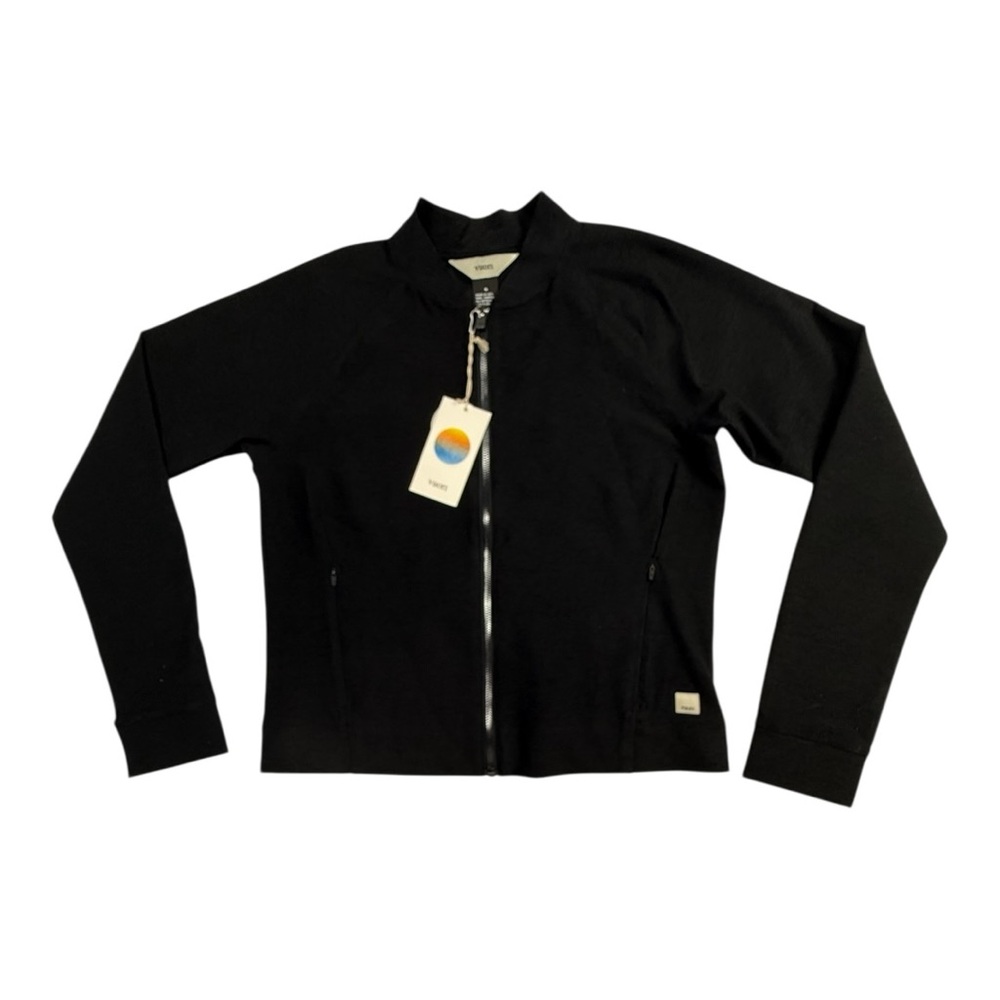 NWT Vuori Elevation Track Jacket Black Medium‎